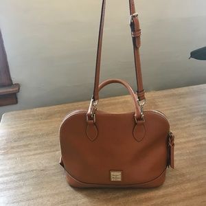 Dooney & Bourke Saffiano Leather Zip Zip Satchel